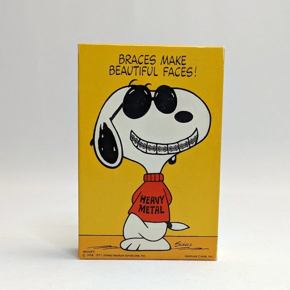 Hallmark Peanuts Snoopy "Braces Make Beautiful Faces!" SpringBok Jigsaw Puzzle - Picture 1 of 3